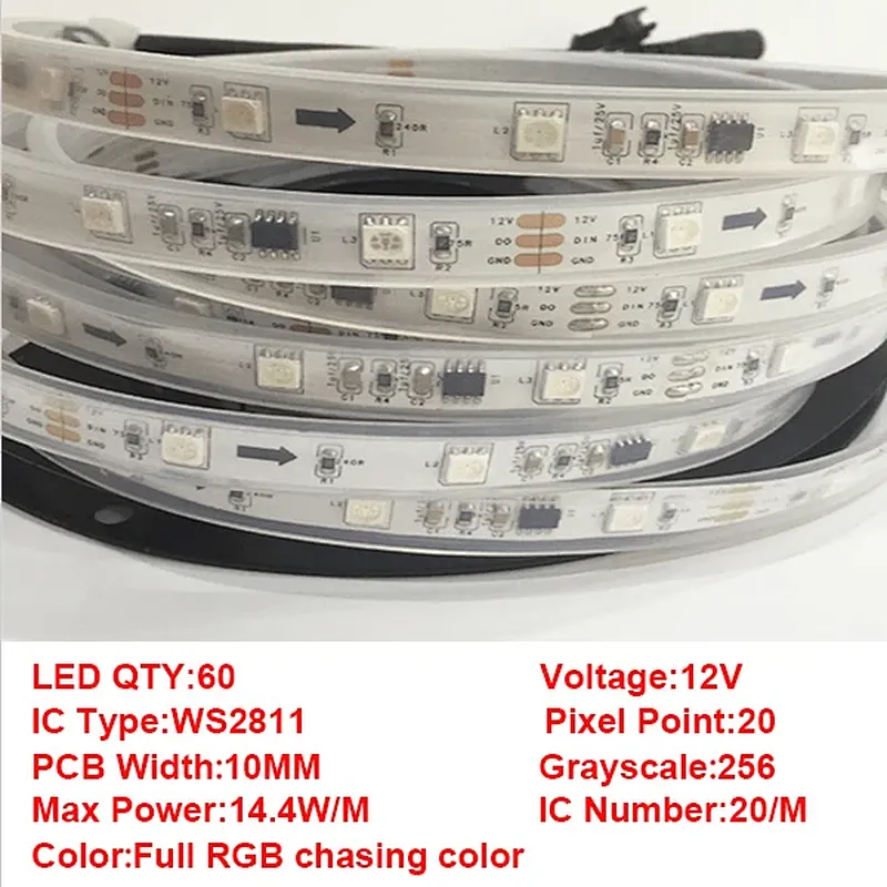 Customizable DIY Waterproof Smart RGB LED Strip Lights